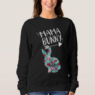 Sudadera Mama Bunny Cute Easter Humor Pregancy Citas