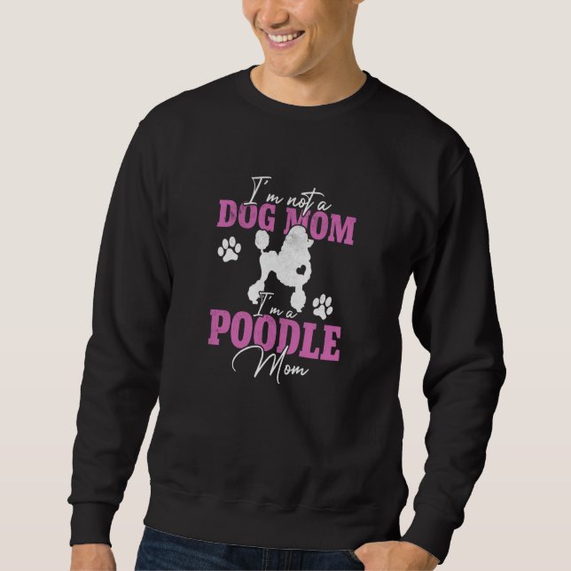 Sudadera Mamá Caniche Mujer Dueña de Perro Caniche Lindo Ma (Anverso)