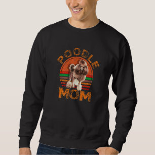Sudadera Mamá Caniche Retro Madre Perro Caniche Mascota