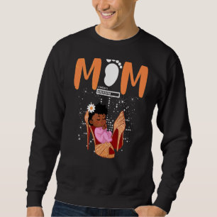 Sudadera Mamá cargando Chica divertida del día de la madre