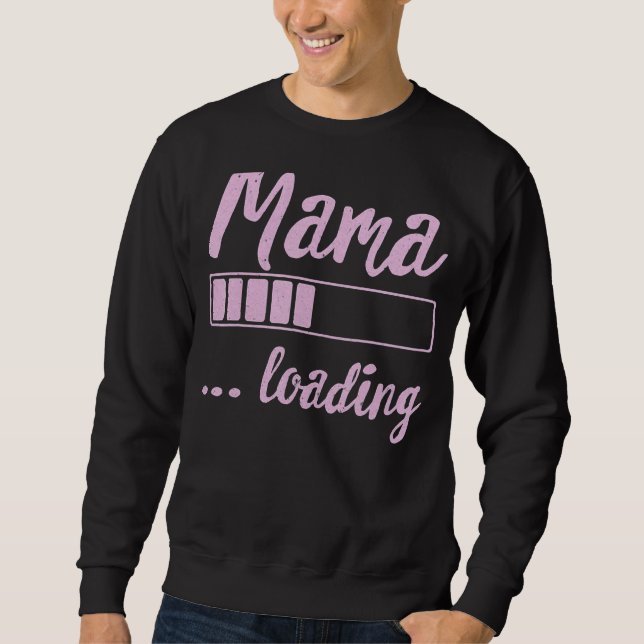 Sudadera Mamá Cargando El Futuro Mamá Nueva Pronto Para (Anverso)