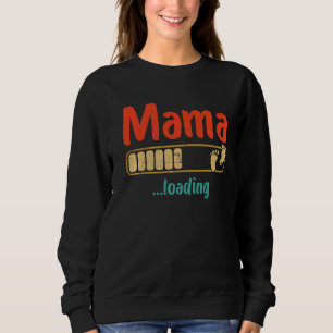 Sudadera Mamá cargando el futuro vintage Mamá nueva