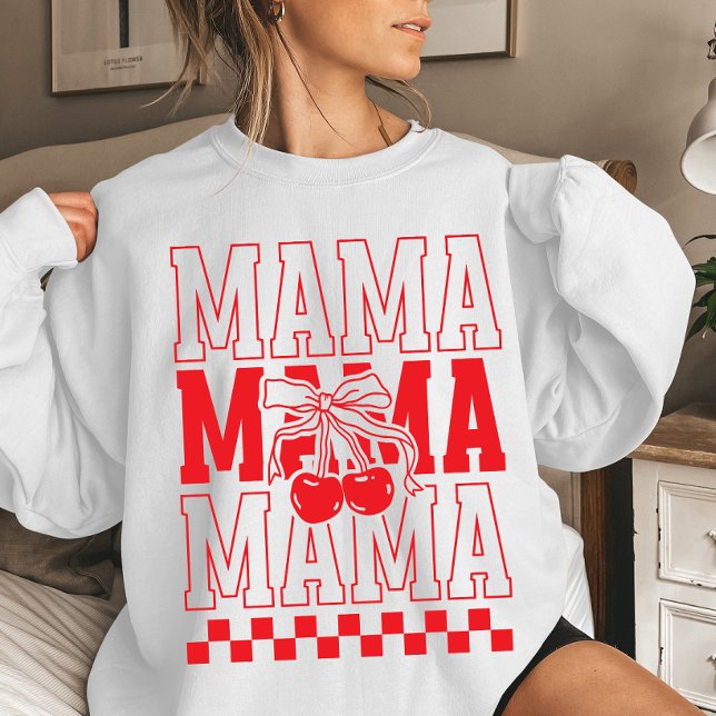 Sudadera Mama Cherry Coquette Mother's Day (Subido por el creador)