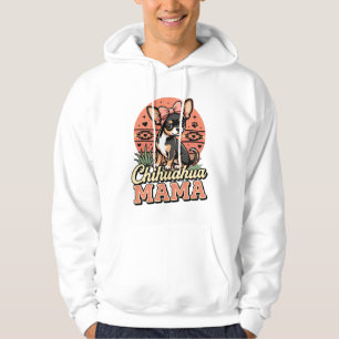 Sudadera Mamá Chihuahua Adorable Lazo Perro Madre