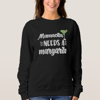 Sudadera Mama Cita Needs Margarita  Men Coctail Party Love