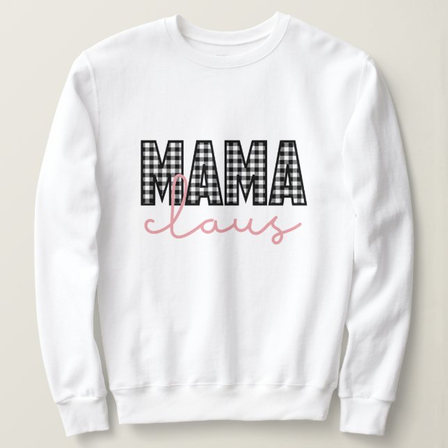 Sudadera Mama claus navidades (Anverso del diseño)