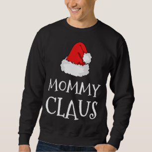 Sudadera Mamá Claus Navidades Gorra grupo familiar que coin