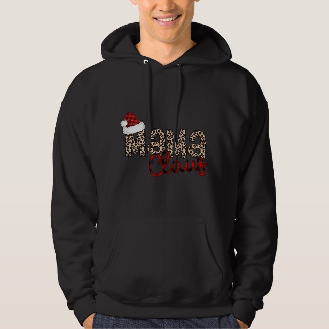Sudadera Mama Claus Santa Hat Navidades Pajama Family Match (Anverso)
