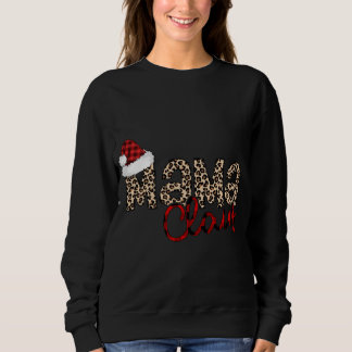 Sudadera Mama Claus Santa Hat Navidades Pajama Family Match