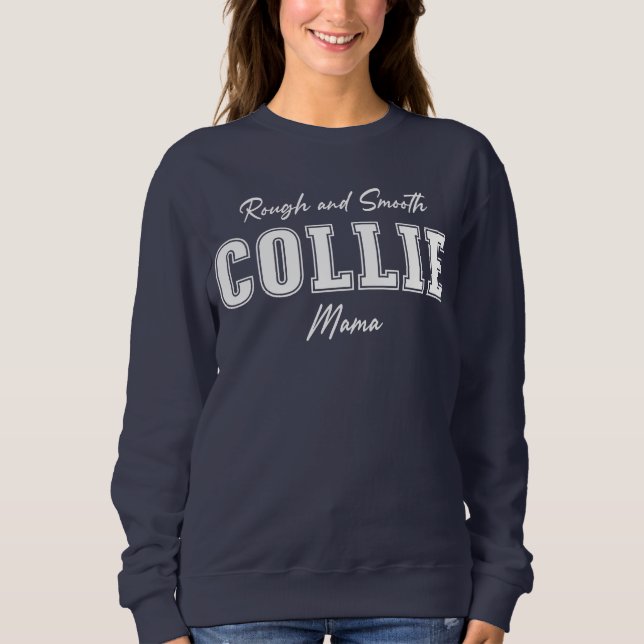 Sudadera Mamá Collie Áspera y Lisa (Anverso)