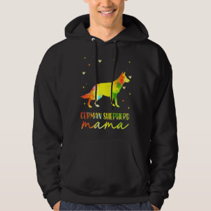 Sudadera Mamá colorida pastora alemana