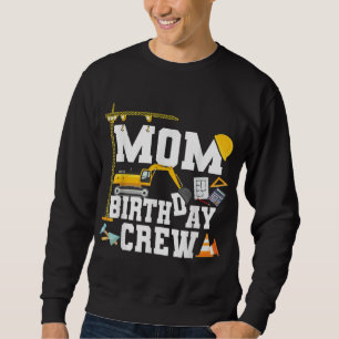 Sudadera Mamá Crianza de Cumpleaños Madre Construcción Cump