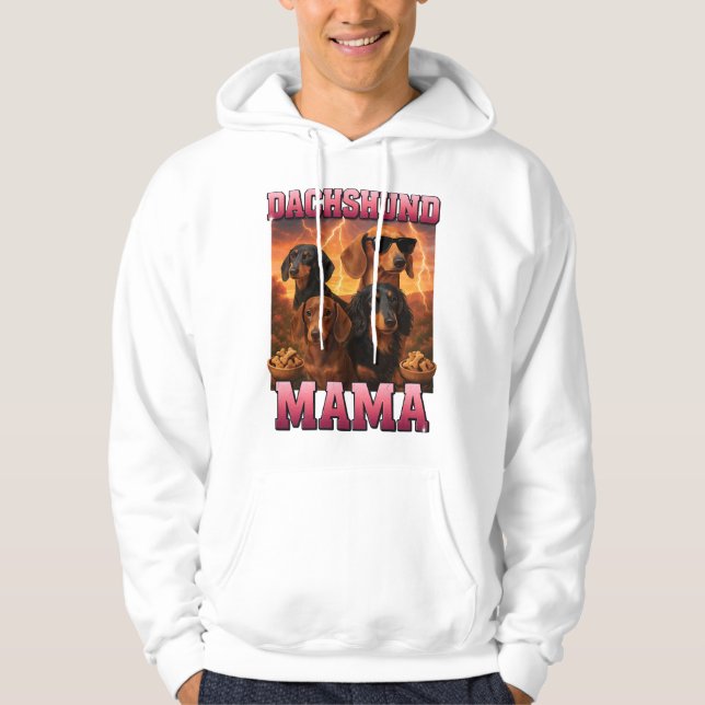 Sudadera Mamá Dachshund (Anverso)