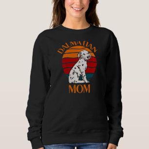 Sudadera Mamá dálmata perro retro vintage mamá Mascota M