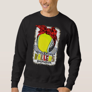 Sudadera Mamá De Ambos Golf Tenis Ocupados Cazando Ballers 