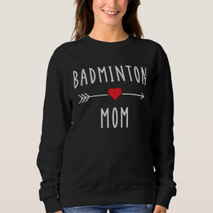 Sudadera Mamá de bádminton Mamá jugadora de bádminton Mam