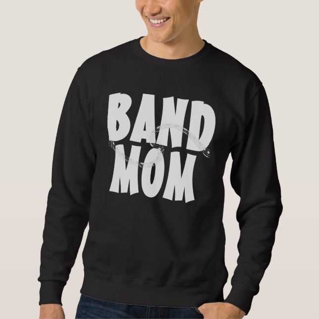 Sudadera Mamá de banda personalizada (Anverso)