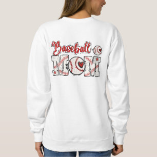 Sudadera Mamá de béisbol linda