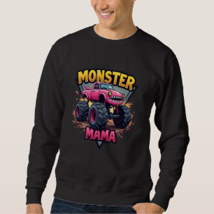 Sudadera Mamá de camiones monstruo Chicas amantes de camion