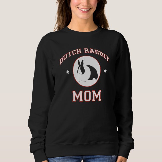 Sudadera Mamá de conejo holandesa (Anverso)