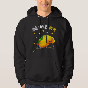 Sudadera Mamá de Conure del Sol Mujer Amante de Loros Diver
