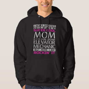 Sudadera Mamá de Elevator Mechanic