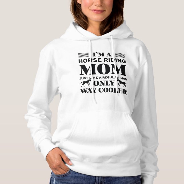 Sudadera Mamá de Equitación (Anverso)