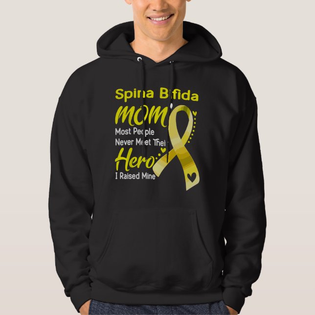 Sudadera Mamá de Espina Bífida Crié a los Míos (Anverso)