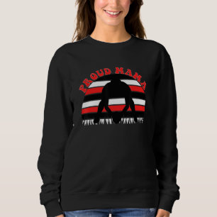 Sudadera Mamá De Fútbol Ruidosa Y Orgullosa