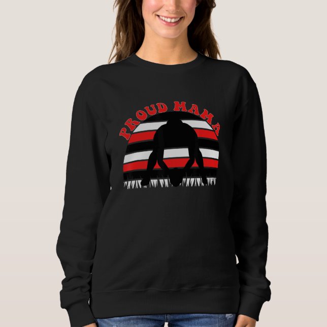 Sudadera Mamá De Fútbol Ruidosa Y Orgullosa (Anverso)