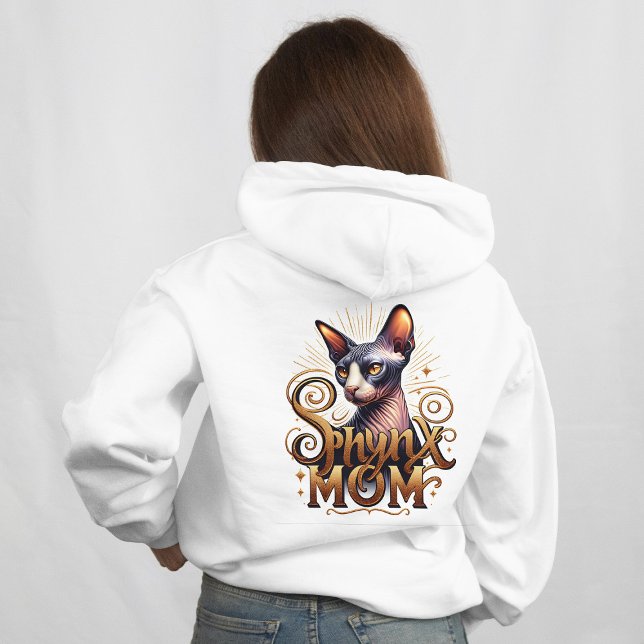 Sudadera Mamá de gato Sphynx mujer  (Sphynx Cat Lover Mom Clothes )