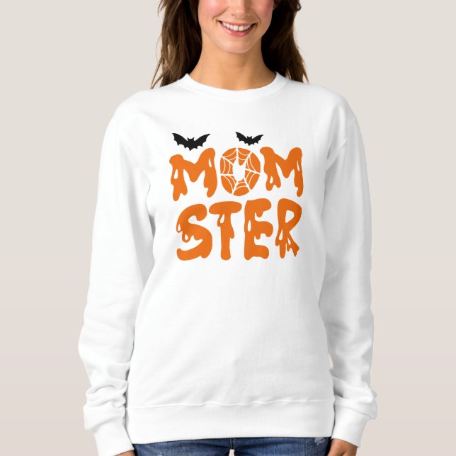 Sudadera Mamá de Halloween (Anverso)