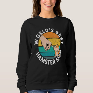 Sudadera Mamá de hámsters más retro del mundo Hámsters lind