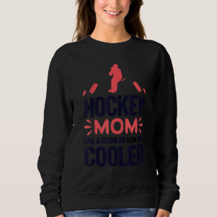 Sudadera Mamá de hockey como mamá común pero D de madre frí