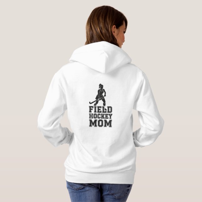 Sudadera Mamá de hockey sobre hierba (Reverso completo)