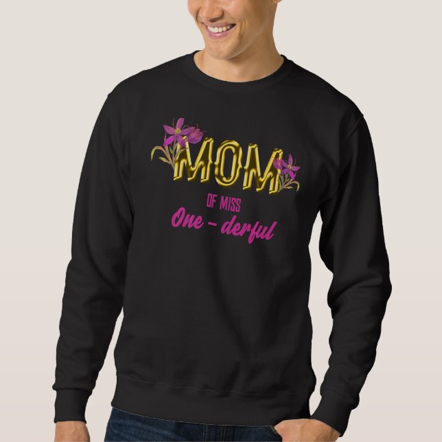 Sudadera Mamá De La Chica De Cumpleaños Mamá Abuela (Anverso)