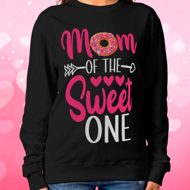 Sudadera Mamá de la dulce un donut rociado (Subido por el creador)