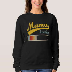 Sudadera Mamá de la época cargando a la madre del futuro ma