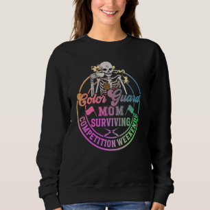 Sudadera Mamá De La Guardia De Colores Sobreviviendo A La M