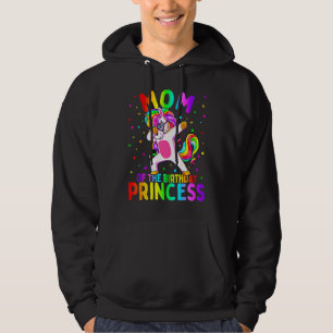 Sudadera Mamá De La Princesa De Cumpleaños Chica Dabbing Un