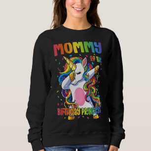 Sudadera Mamá De La Princesa De Cumpleaños Chica Dabbing Un