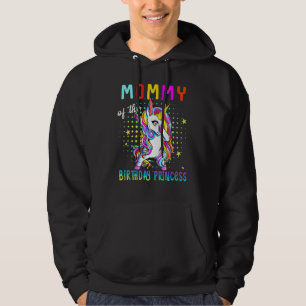 Sudadera Mamá De La Princesa De Cumpleaños Chica Dabbing Un