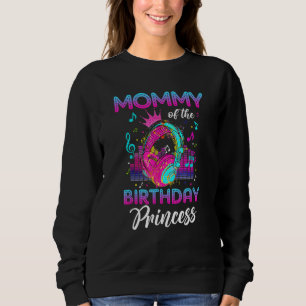 Sudadera Mamá de la Princesa de Cumpleaños Rockstars Tema M