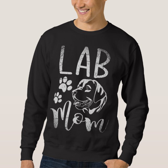 Sudadera Mamá de laboratorio (Anverso)