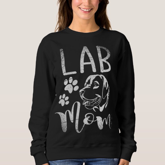 Sudadera Mamá de laboratorio (Anverso)