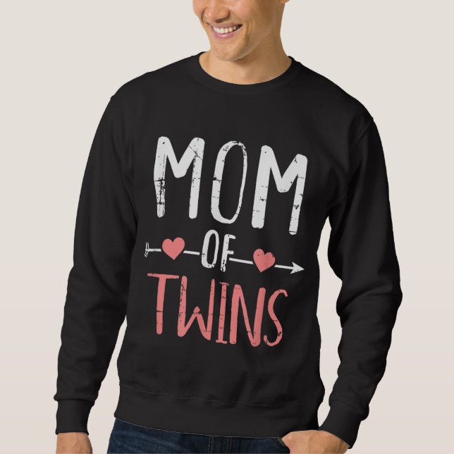Sudadera Mamá de los gemelos (Anverso)