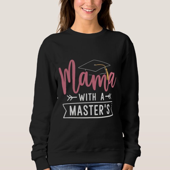 Sudadera Mama de Máster MBA Graduación de Máster (Anverso)