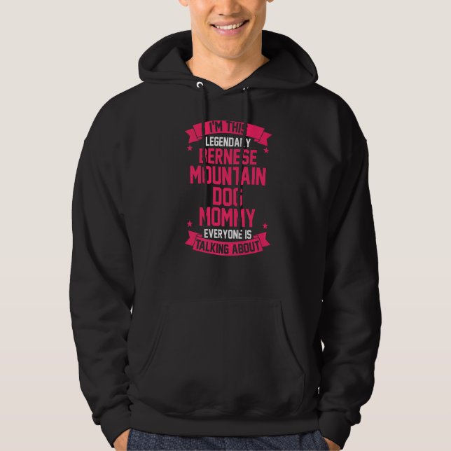 Sudadera Mamá de montaña de Bernese (Anverso)