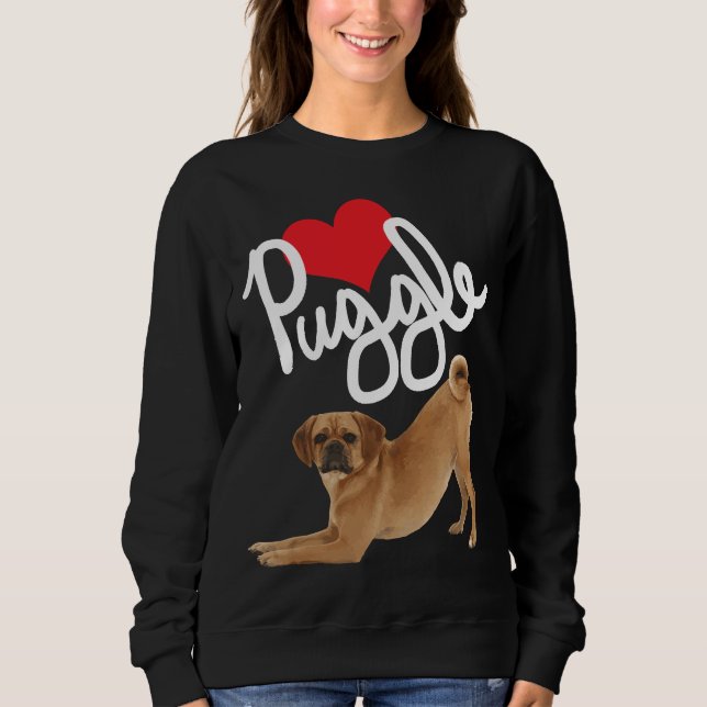 Sudadera Mamá de perro adoradora (Anverso)