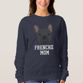 Sudadera Mamá de perro Frenchie azul